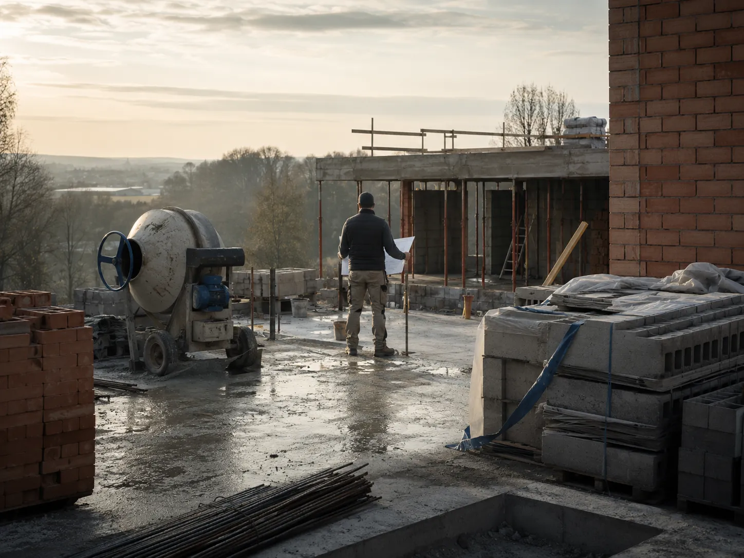 Le patron sur le chantier, pas derrière un bureau